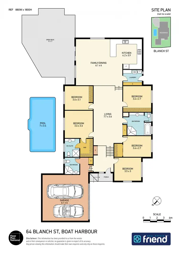 Floorplan of Homely house listing, 64 Blanch Street, Boat Harbour NSW 2316
