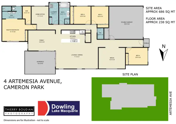 Floorplan of Homely house listing, 4 Artemesia Avenue, Cameron Park NSW 2285