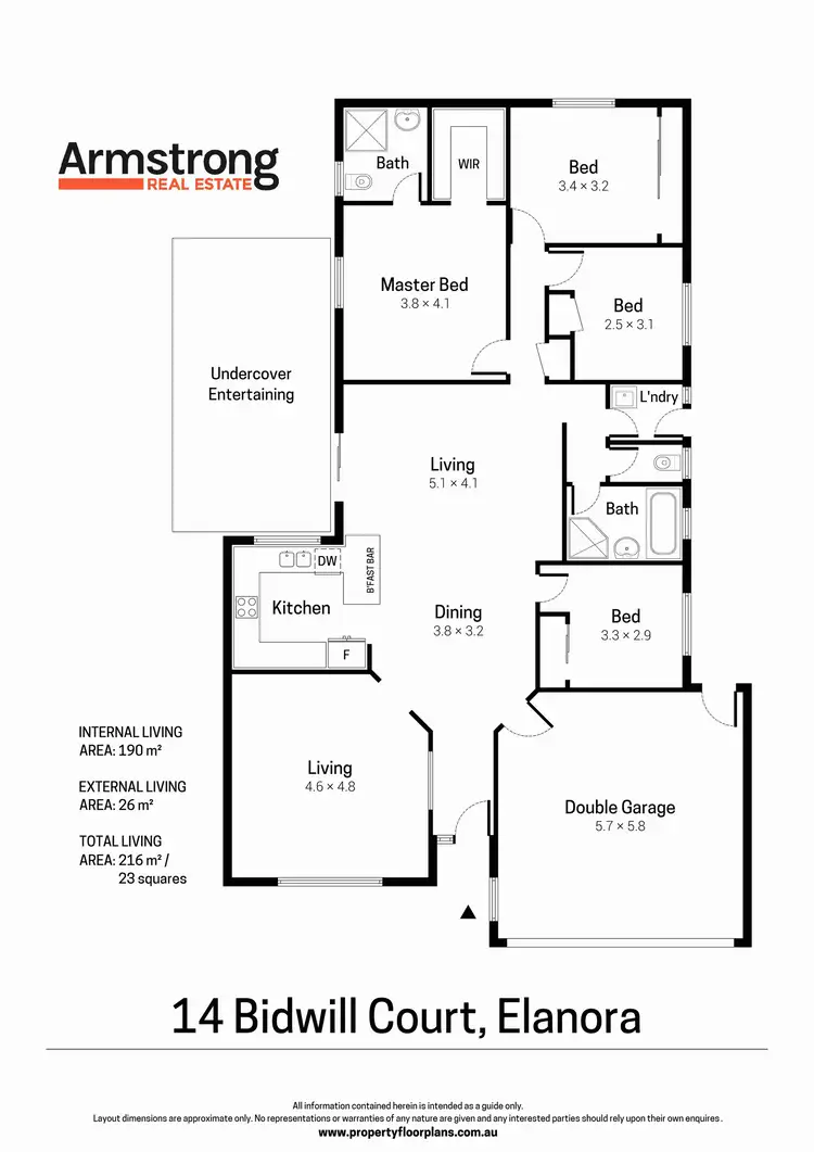 Floorplan of Homely house listing, 14 Bidwill Court, Elanora QLD 4221