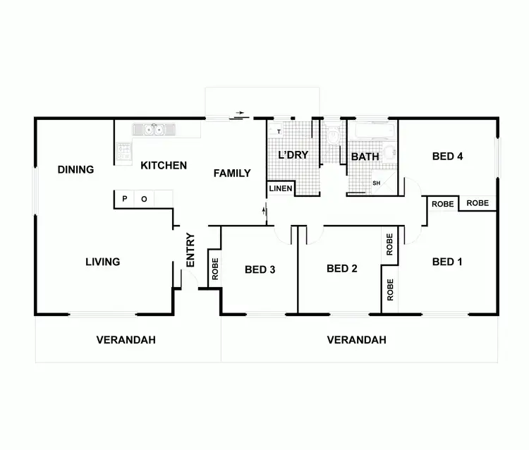 Floorplan of Homely house listing, 2 Dyte Place, Wanniassa ACT 2903