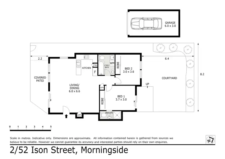 Floorplan of Homely unit listing, 2/52 Ison Street, Morningside QLD 4170