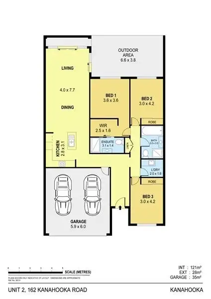 Floorplan of Homely villa listing, 2/162 Kanahooka Road, Kanahooka NSW 2530