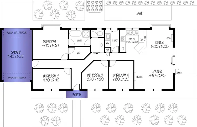 Floorplan of Homely house listing, 39 Bolingbroke Avenue, Devon Park SA 5008