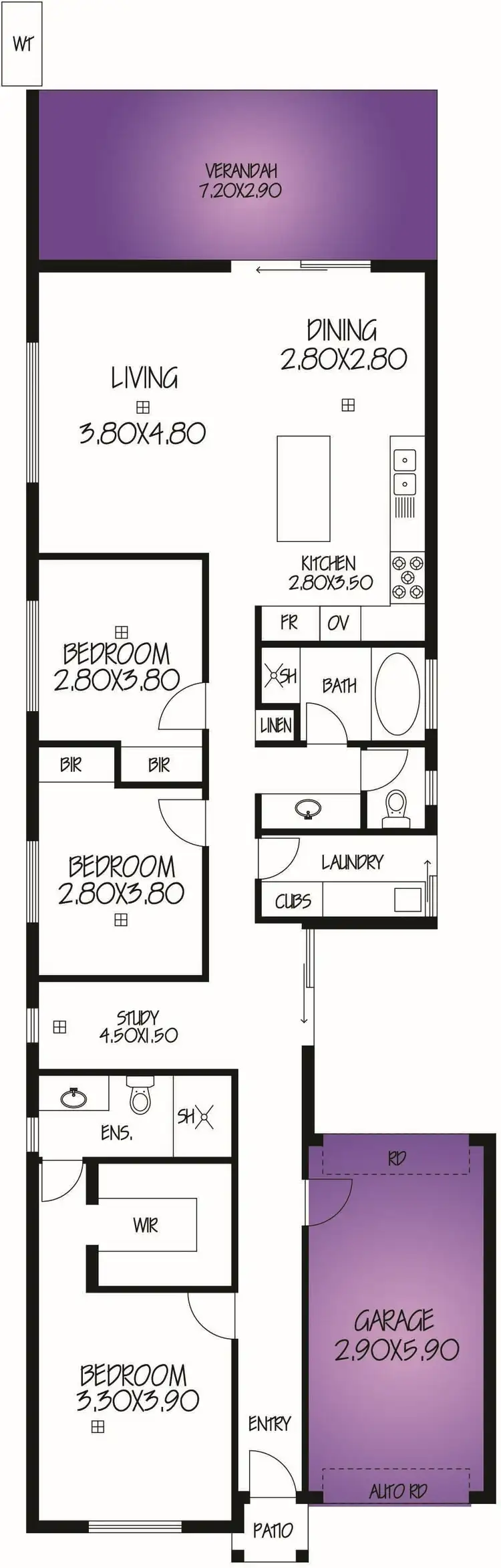 Floorplan of Homely house listing, 7A Innes Road, Windsor Gardens SA 5087