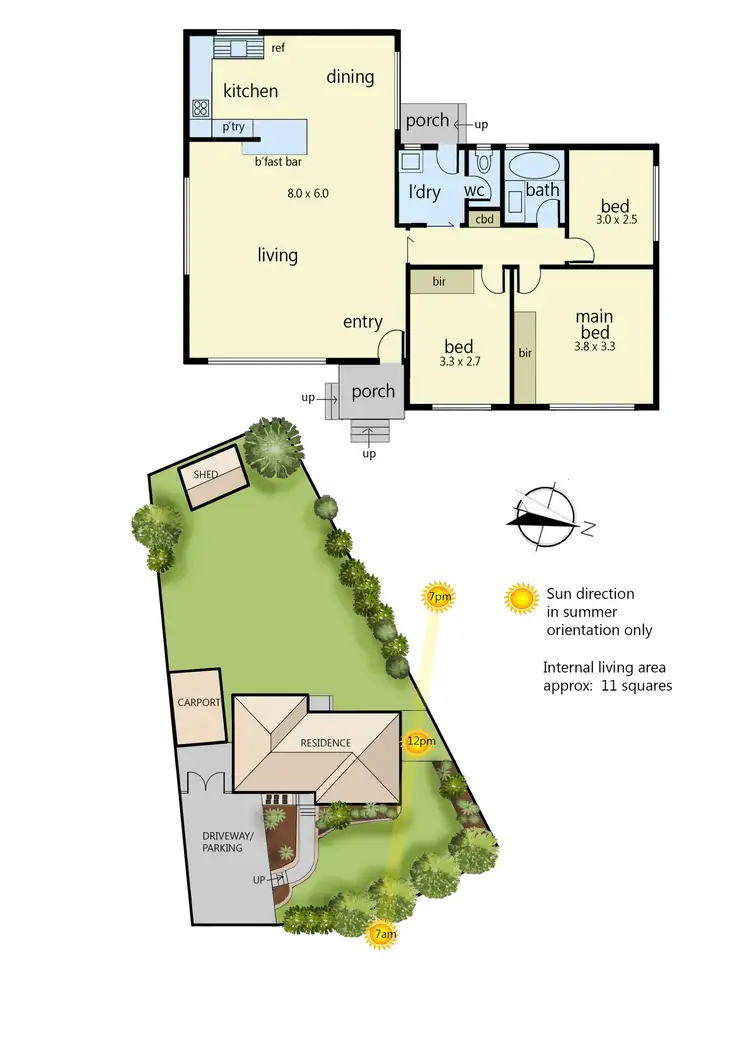 Floorplan of Homely house listing, 38 Jackson Drive, Langwarrin VIC 3910