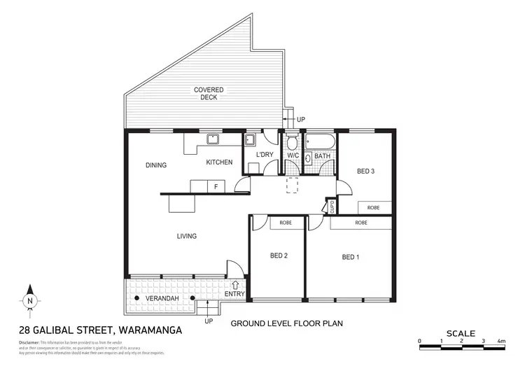 Floorplan of Homely house listing, 28 Galibal Street, Waramanga ACT 2611