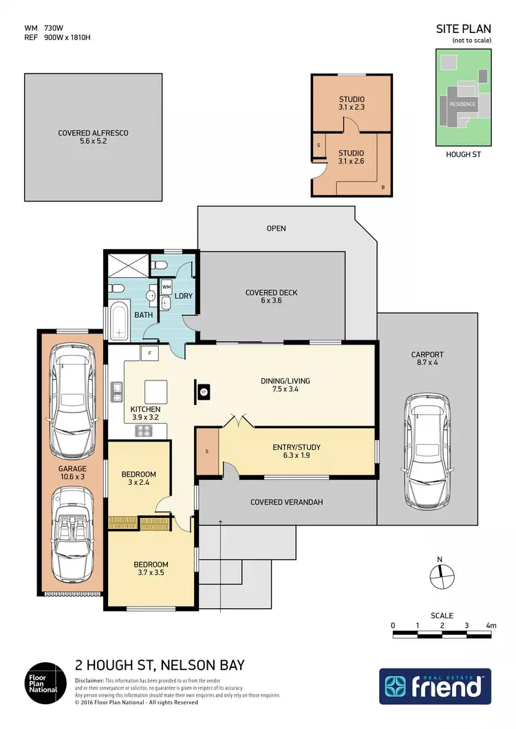 Floorplan of Homely house listing, 2 Hough Street, Nelson Bay NSW 2315
