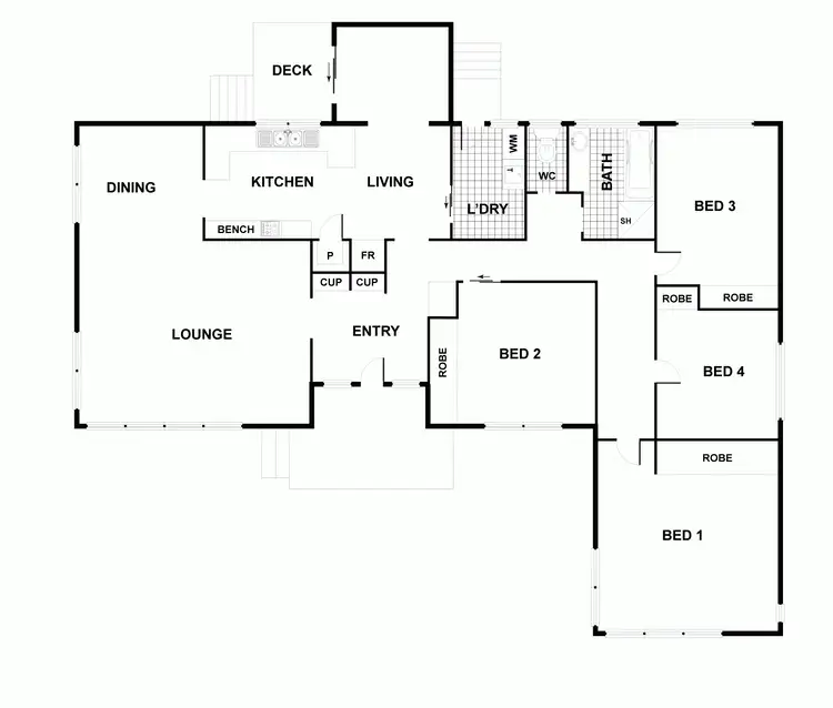 Floorplan of Homely house listing, 47 Batchelor Street, Torrens ACT 2607