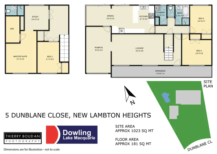 Floorplan of Homely house listing, 5 Dunblane Close, New Lambton Heights NSW 2305