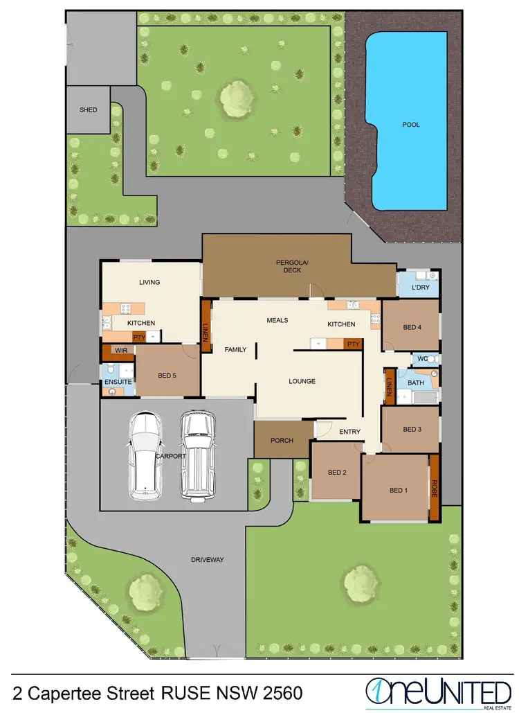 Floorplan of Homely house listing, 2 Capertee Street, Ruse NSW 2560