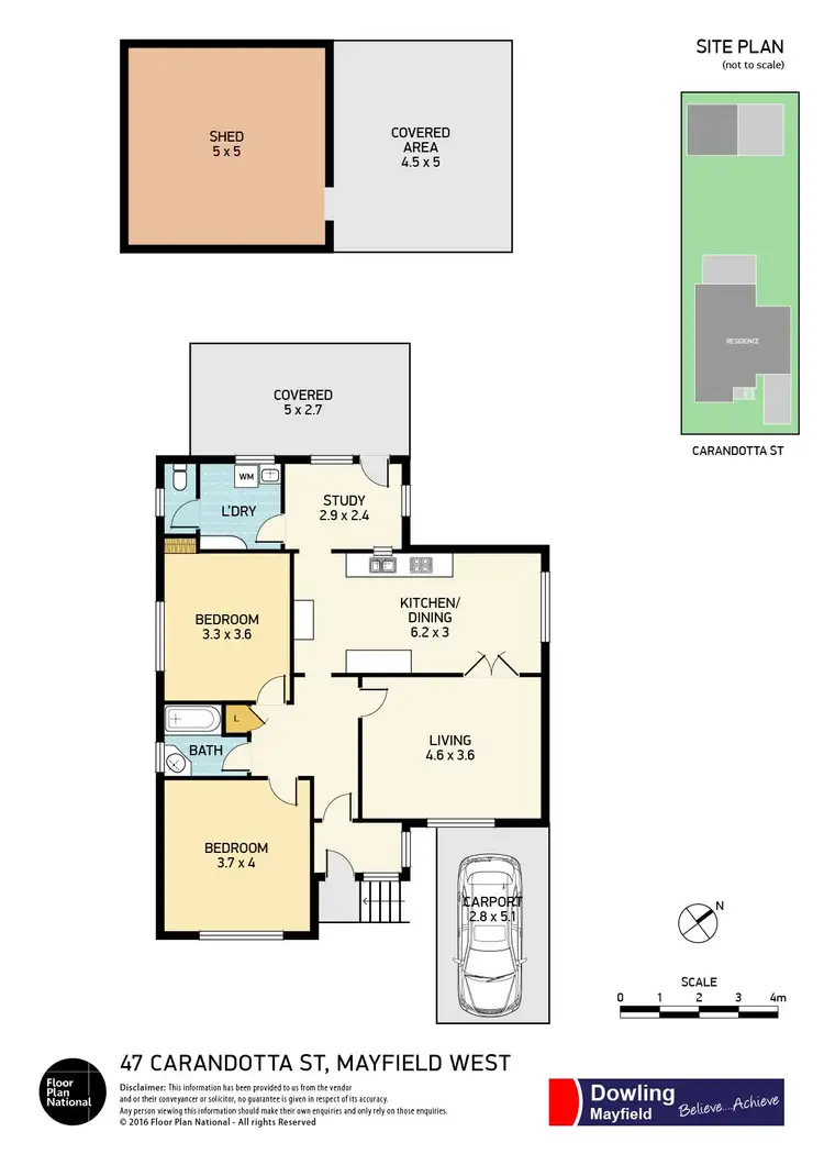 Floorplan of Homely house listing, 47 Carandotta Street, Mayfield West NSW 2304