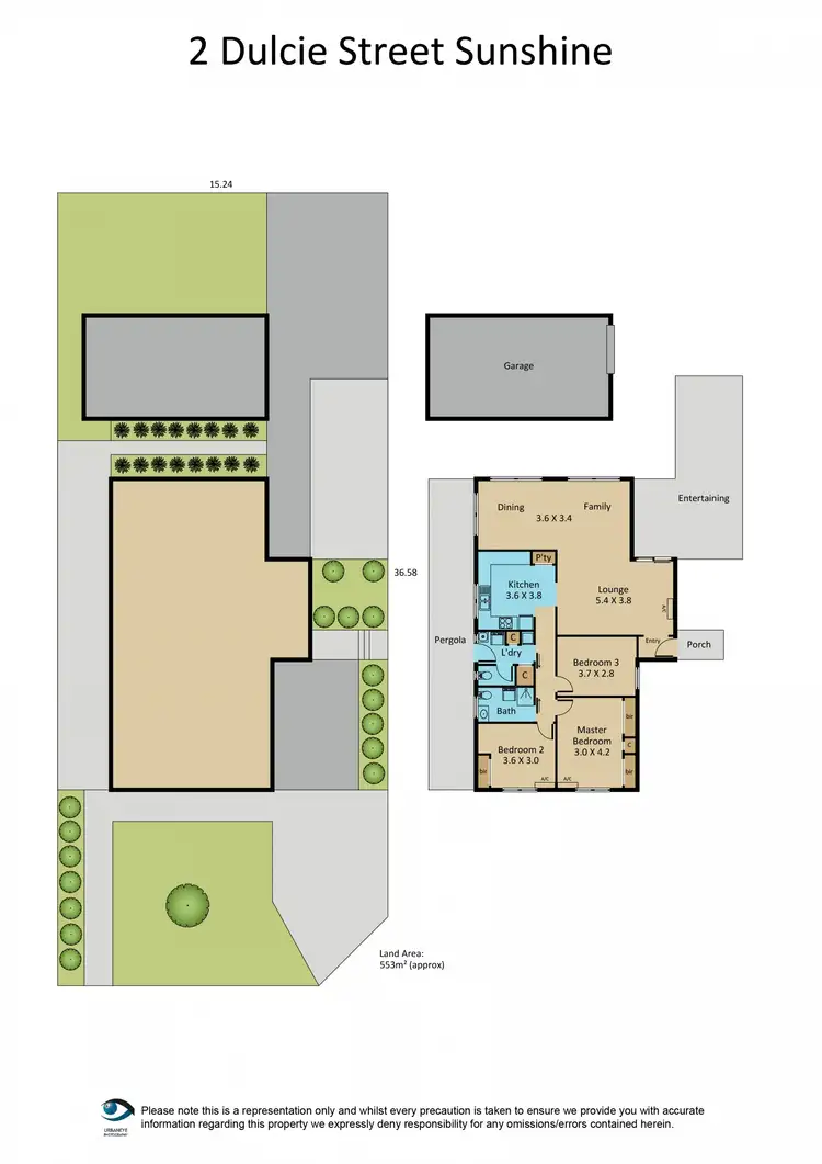 Floorplan of Homely house listing, 2 Dulcie Street, Sunshine VIC 3020