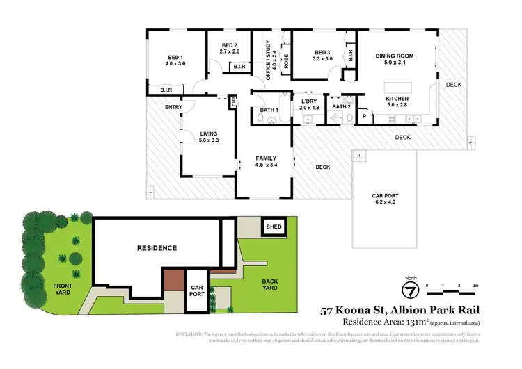 Floorplan of Homely house listing, 57 Koona Street, Albion Park Rail NSW 2527