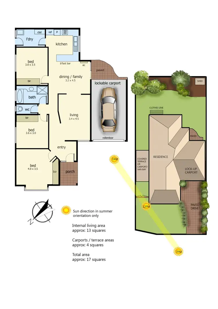 Floorplan of Homely house listing, 6 Glendale Close, Langwarrin VIC 3910