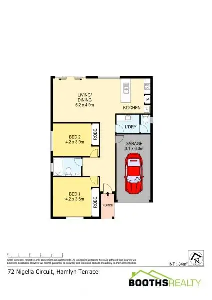 Floorplan of Homely house listing, 72 Nigella Circuit, Hamlyn Terrace NSW 2259
