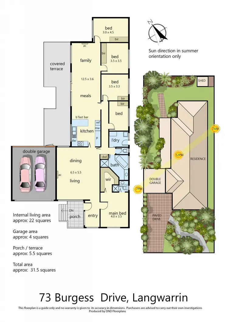 Floorplan of Homely house listing, 73 Burgess Drive, Langwarrin VIC 3910