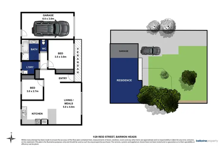 Floorplan of Homely unit listing, 1/29 Reid Street, Barwon Heads VIC 3227