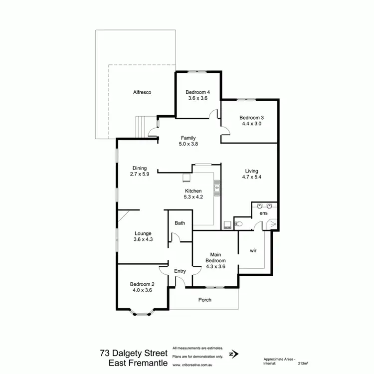 Floorplan of Homely house listing, 73 Dalgety Street, East Fremantle WA 6158
