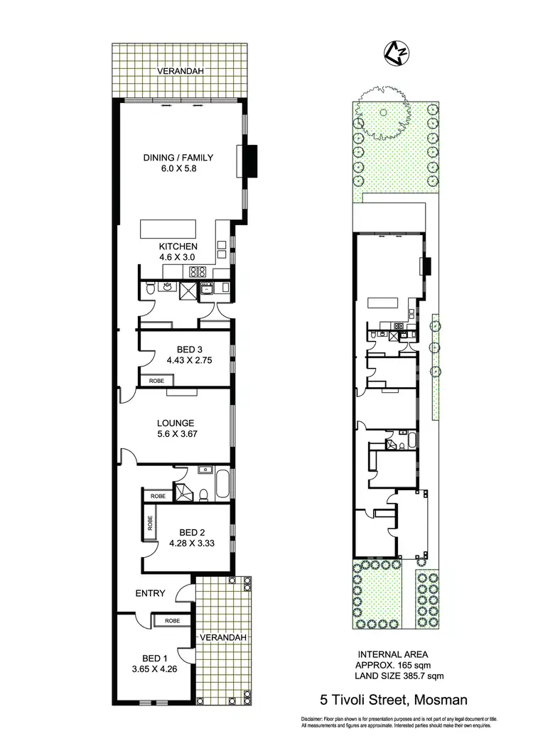 Floorplan of Homely house listing, 5 Tivoli Street, Mosman NSW 2088
