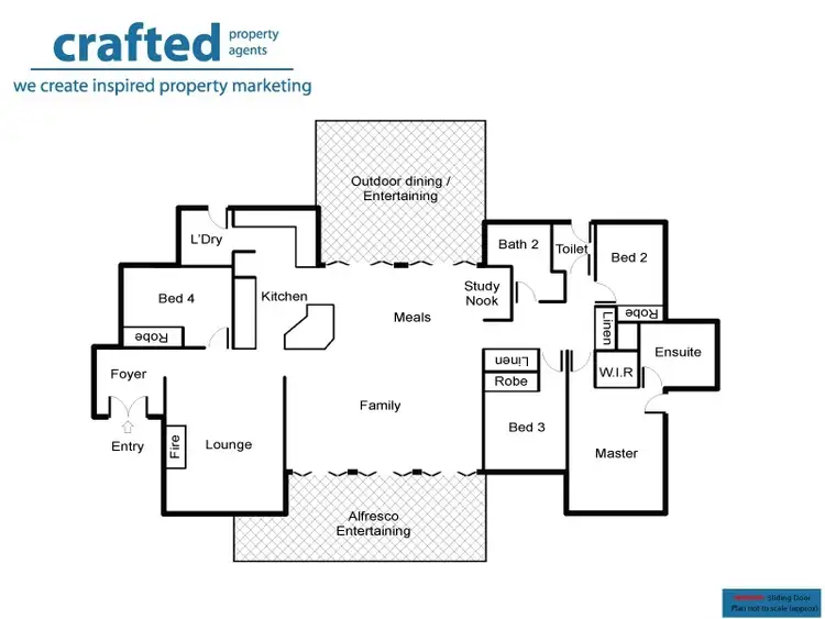 Floorplan of Homely rural property listing, 49 Scribner Ave, Forestdale QLD 4118
