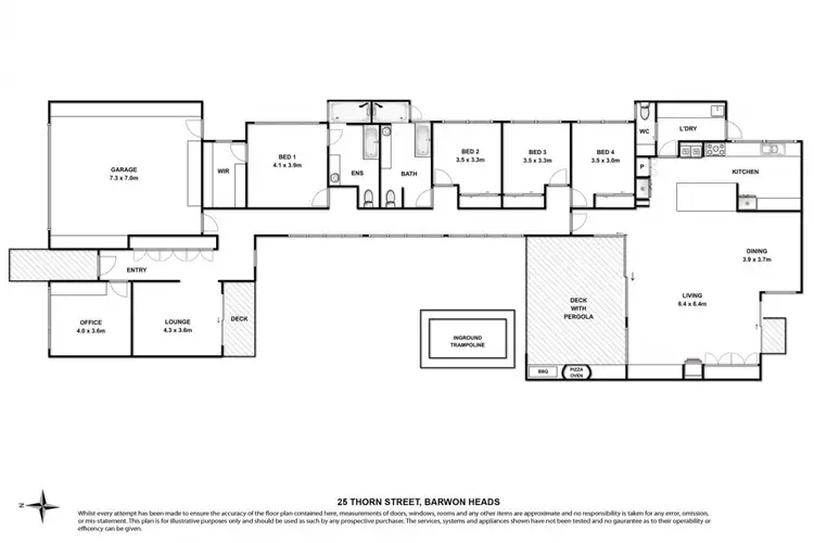 Floorplan of Homely house listing, 25 Thorn Street, Barwon Heads VIC 3227