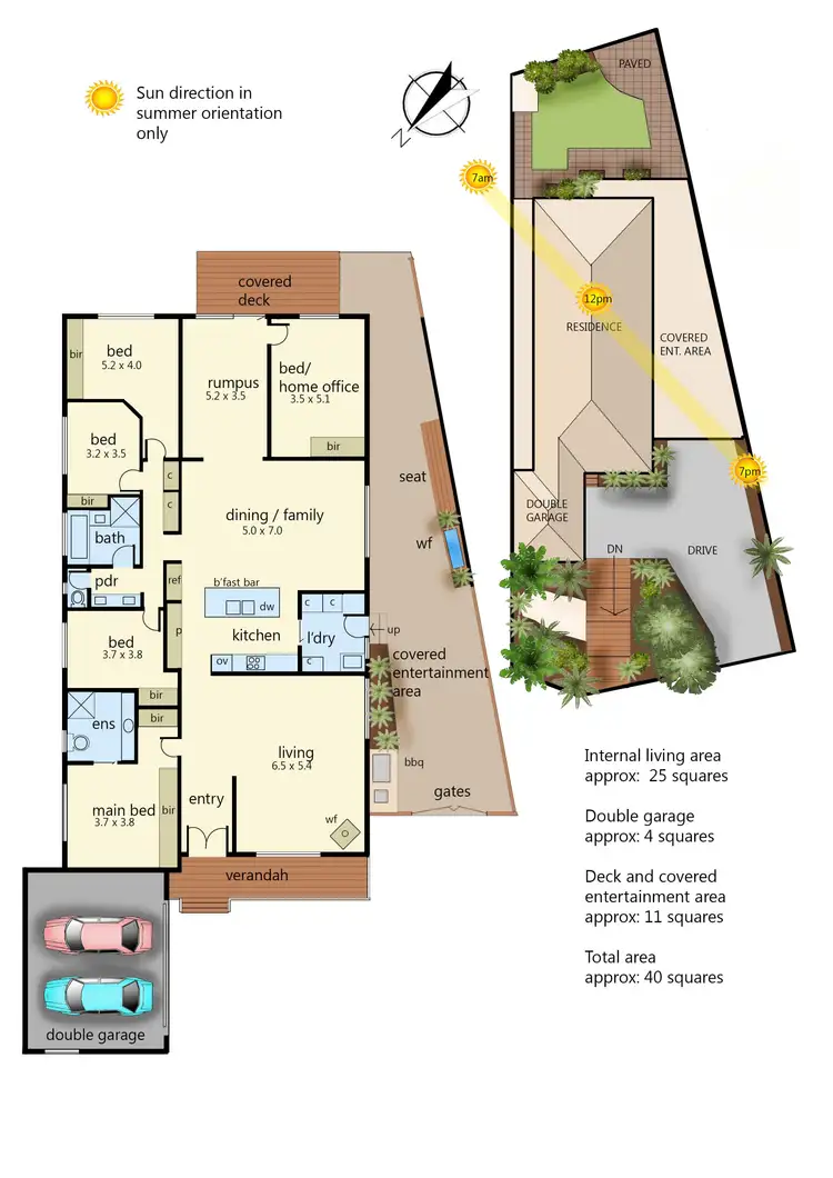Floorplan of Homely house listing, 4 Grevillea Road, Langwarrin VIC 3910