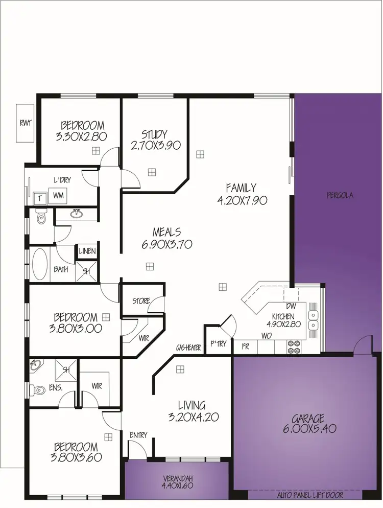 Floorplan of Homely house listing, 11 Tripodi Circuit, Parafield Gardens SA 5107