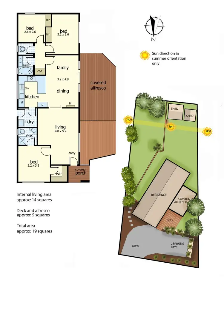 Floorplan of Homely house listing, 10 Tyrone Street, Langwarrin VIC 3910