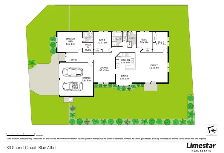 Floorplan of Homely house listing, 33 Gabriel Cct, Blair Athol NSW 2560