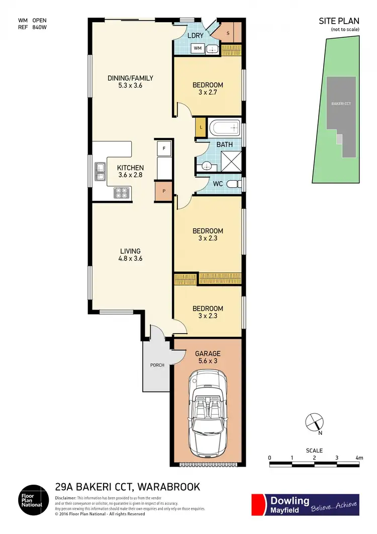 Floorplan of Homely house listing, 29A Bakeri Circuit, Warabrook NSW 2304