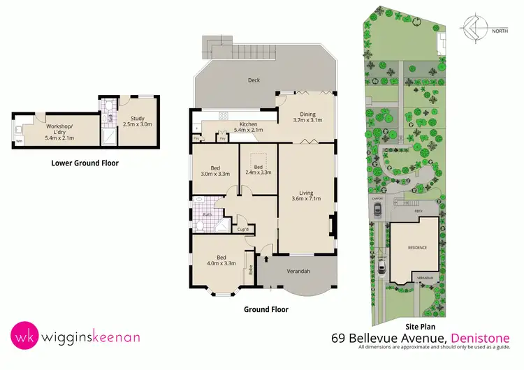 Floorplan of Homely house listing, 69 Bellevue Avenue, Denistone NSW 2114
