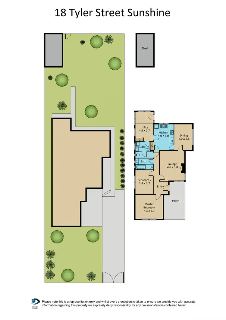 Floorplan of Homely house listing, 18 Tyler Street, Sunshine VIC 3020