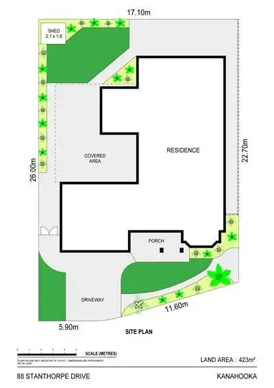 Floorplan of Homely house listing, 88 Stanthorpe Drive, Kanahooka NSW 2530