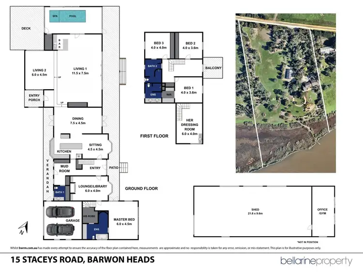 Floorplan of Homely rural property listing, 15 Staceys Road, Barwon Heads VIC 3227
