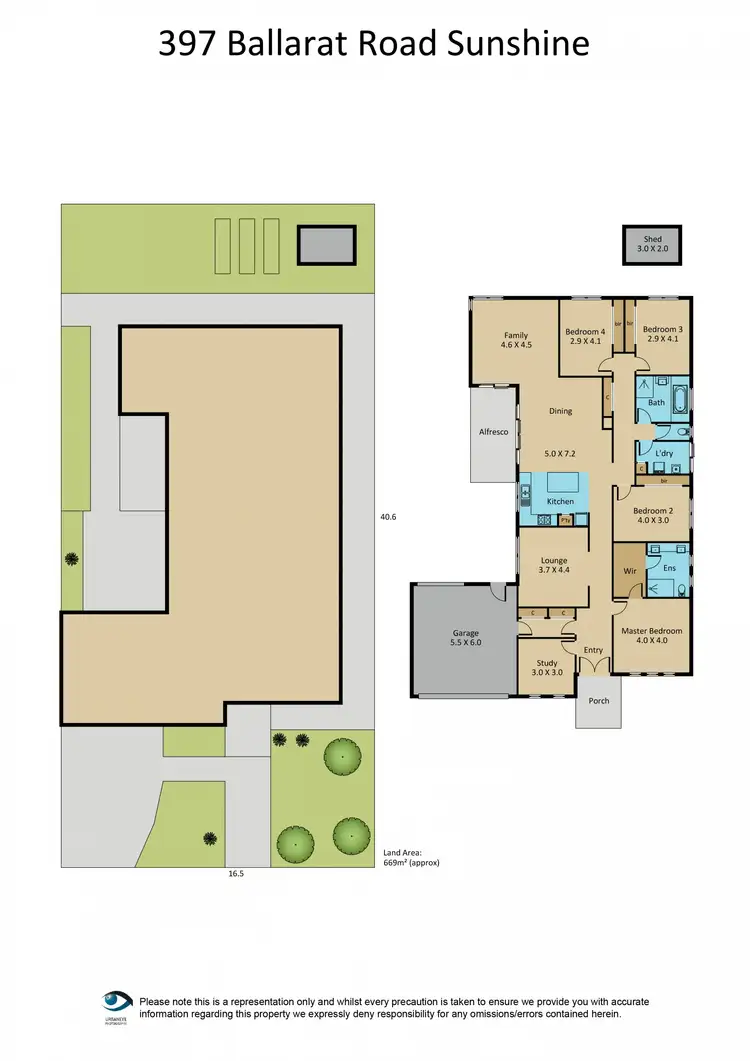 Floorplan of Homely house listing, 397 Ballarat Road, Sunshine VIC 3020