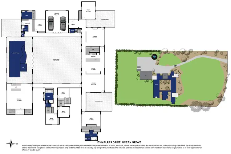 Floorplan of Homely rural property listing, 103 Malpas Drive, Wallington VIC 3222