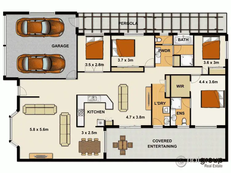 Floorplan of Homely house listing, 17 Fromelles Court, Regents Park QLD 4118