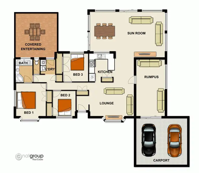 Floorplan of Homely house listing, 4 Redgum Drive, Regents Park QLD 4118