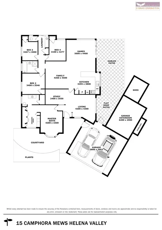 Floorplan of Homely house listing, 15 Camphora Mews, Helena Valley WA 6056