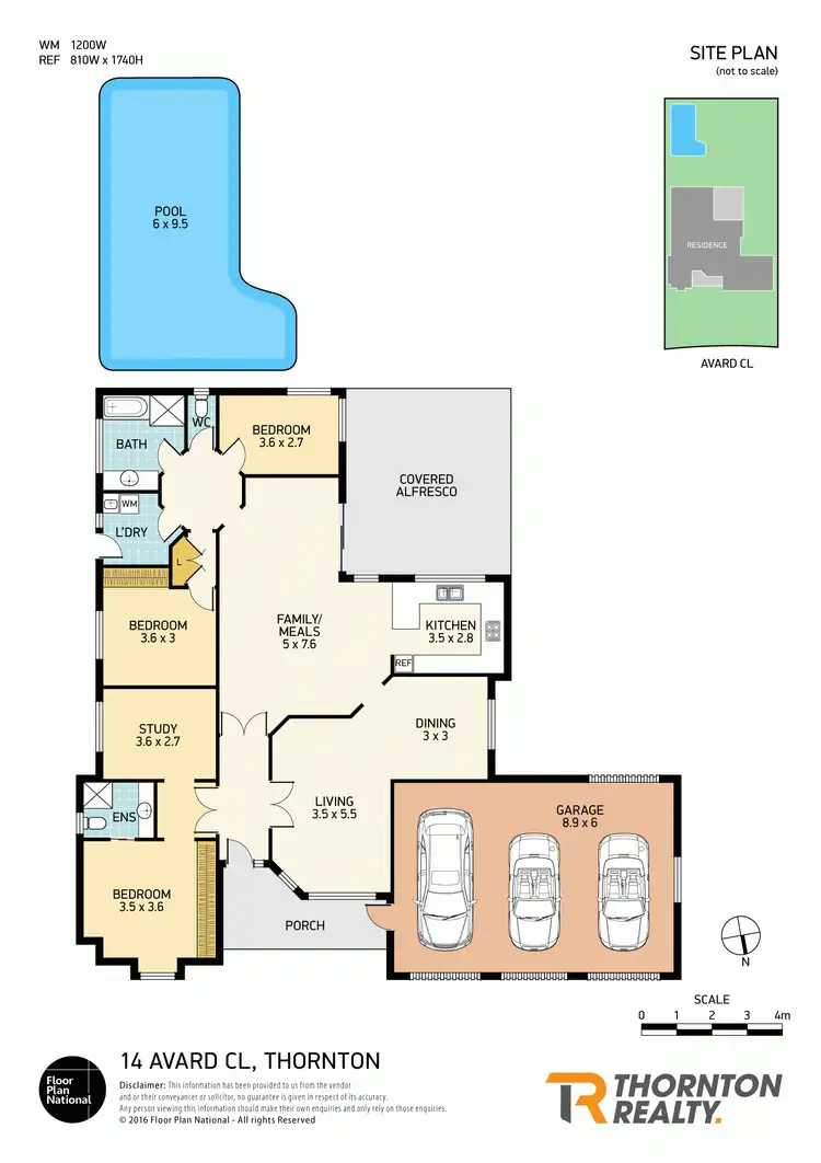 Floorplan of Homely house listing, 14 Avard Close, Thornton NSW 2322