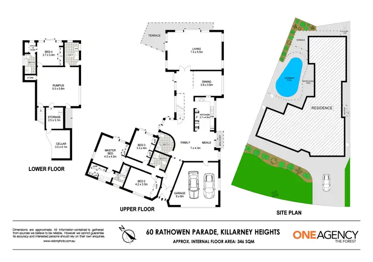 Floorplan of Homely house listing, 60 Rathowen Parade, Killarney Heights NSW 2087