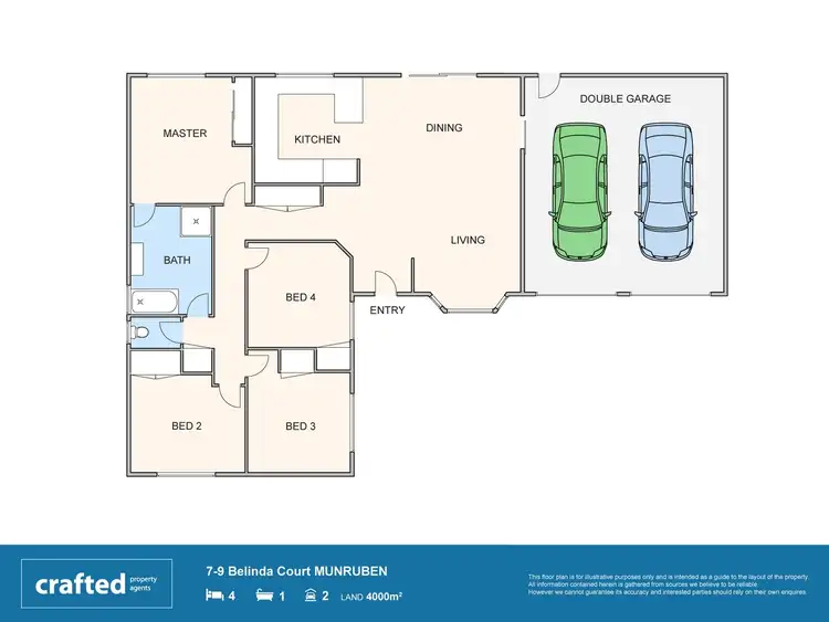 Floorplan of Homely house listing, 7-9 Belinda Court, Munruben QLD 4125