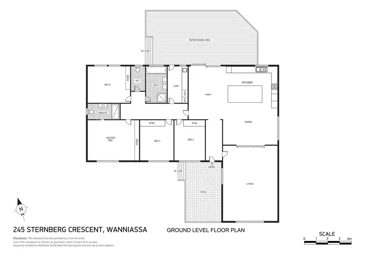 Floorplan of Homely house listing, 245 Sternberg Crescent, Wanniassa ACT 2903