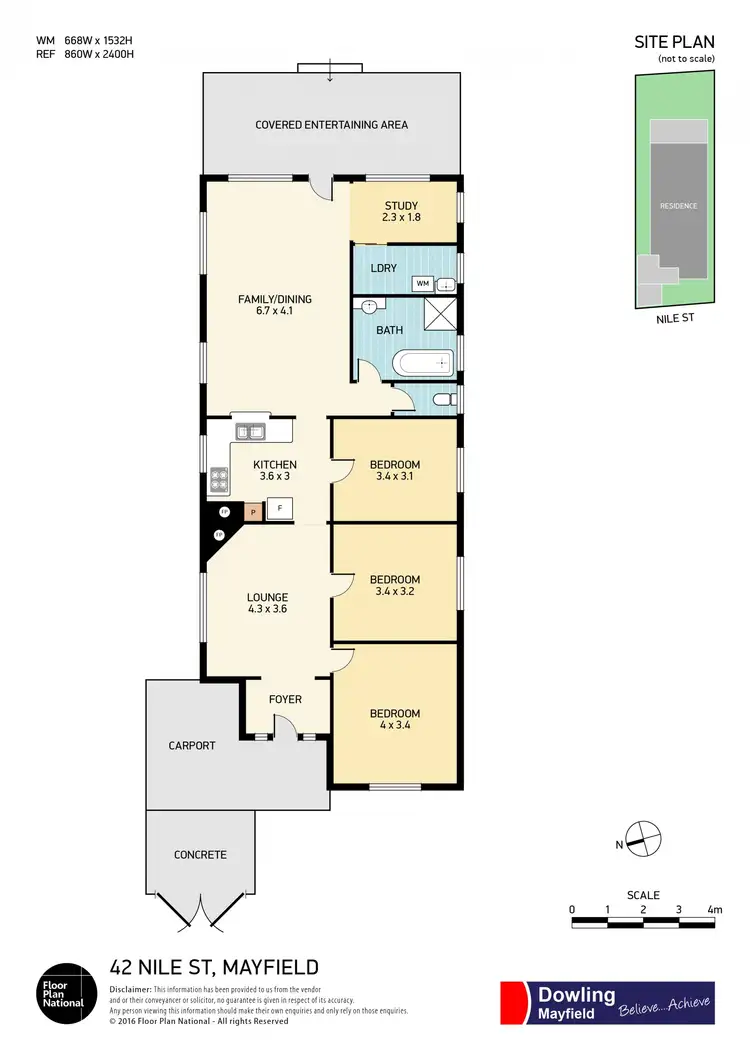 Floorplan of Homely house listing, 42 Nile Street, Mayfield NSW 2304