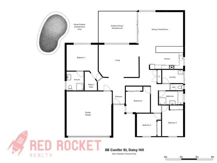 Floorplan of Homely house listing, 8B Conifer Street, Daisy Hill QLD 4127