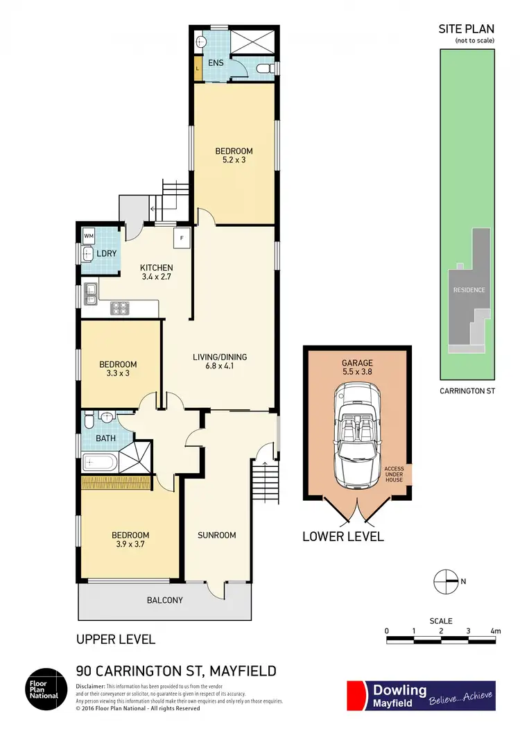 Floorplan of Homely house listing, 90 Carrington Street, Mayfield NSW 2304