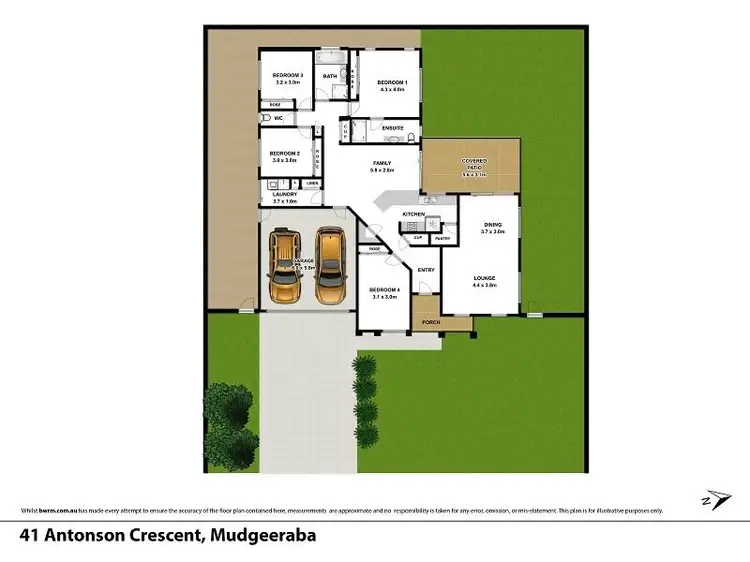Floorplan of Homely house listing, 41 Antonson Crescent, Mudgeeraba QLD 4213