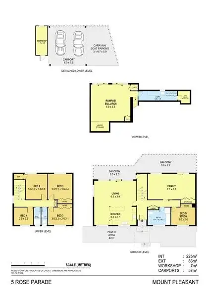 Floorplan of Homely house listing, 5 Rose Pde, Mount Pleasant NSW 2519