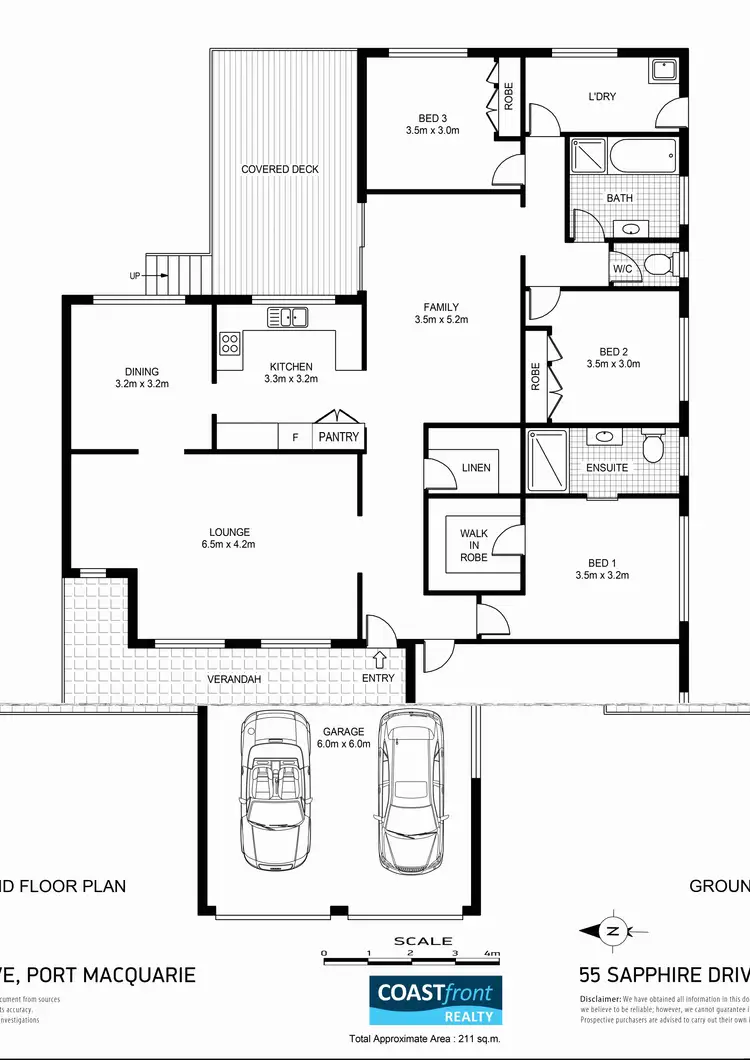 Floorplan of Homely house listing, 55 Sapphire Drive, Port Macquarie NSW 2444