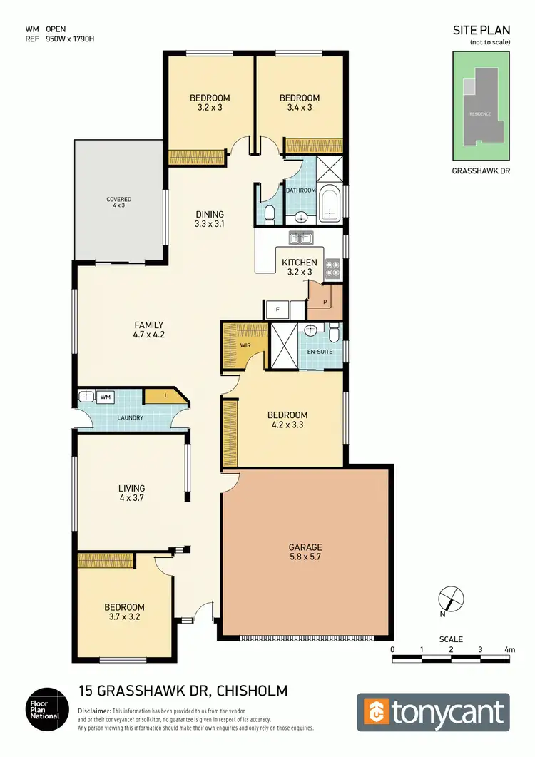 Floorplan of Homely house listing, 15 Grasshawk Drive, Chisholm NSW 2322